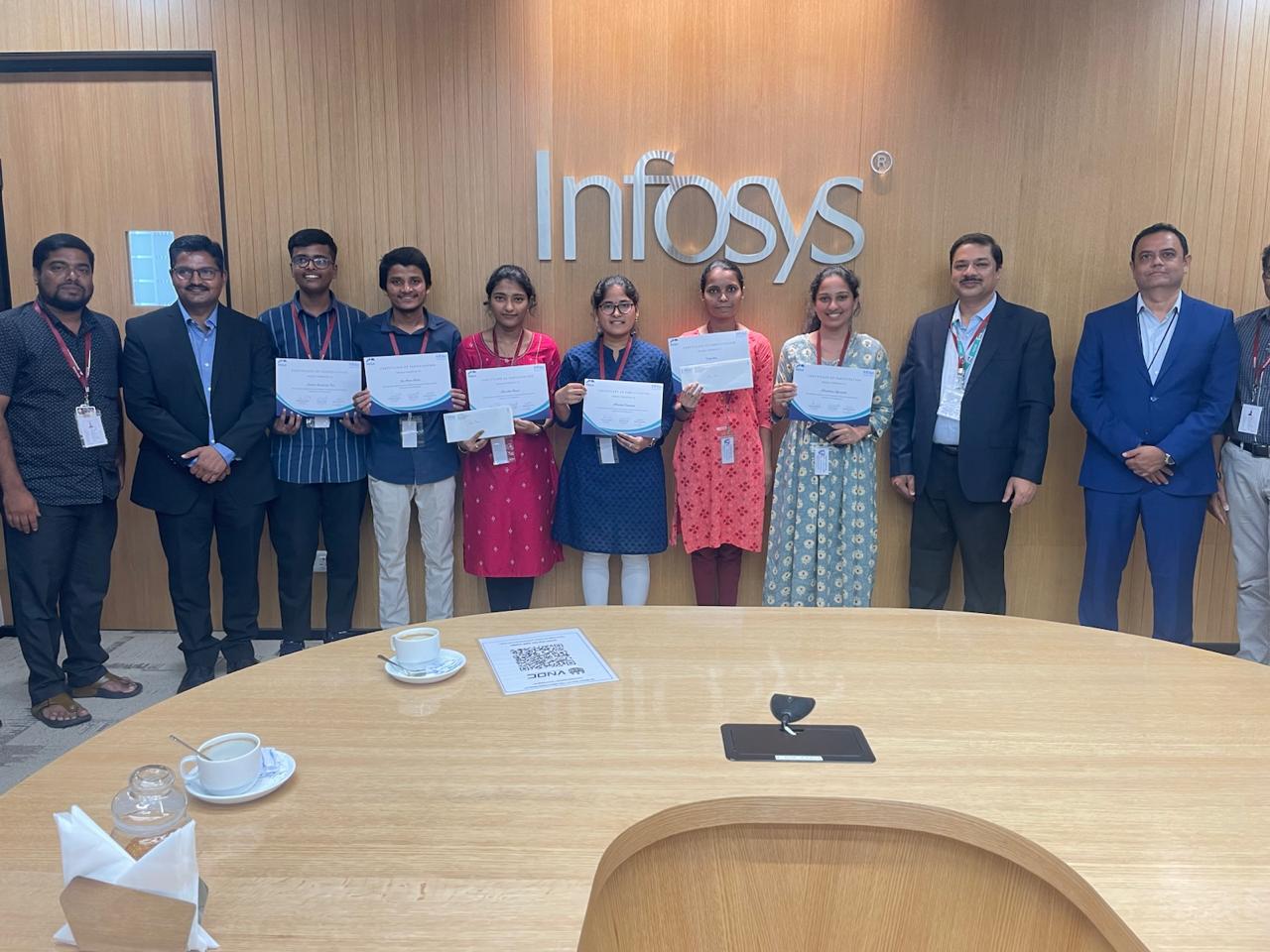 Infosys Hackathon 1st Prize