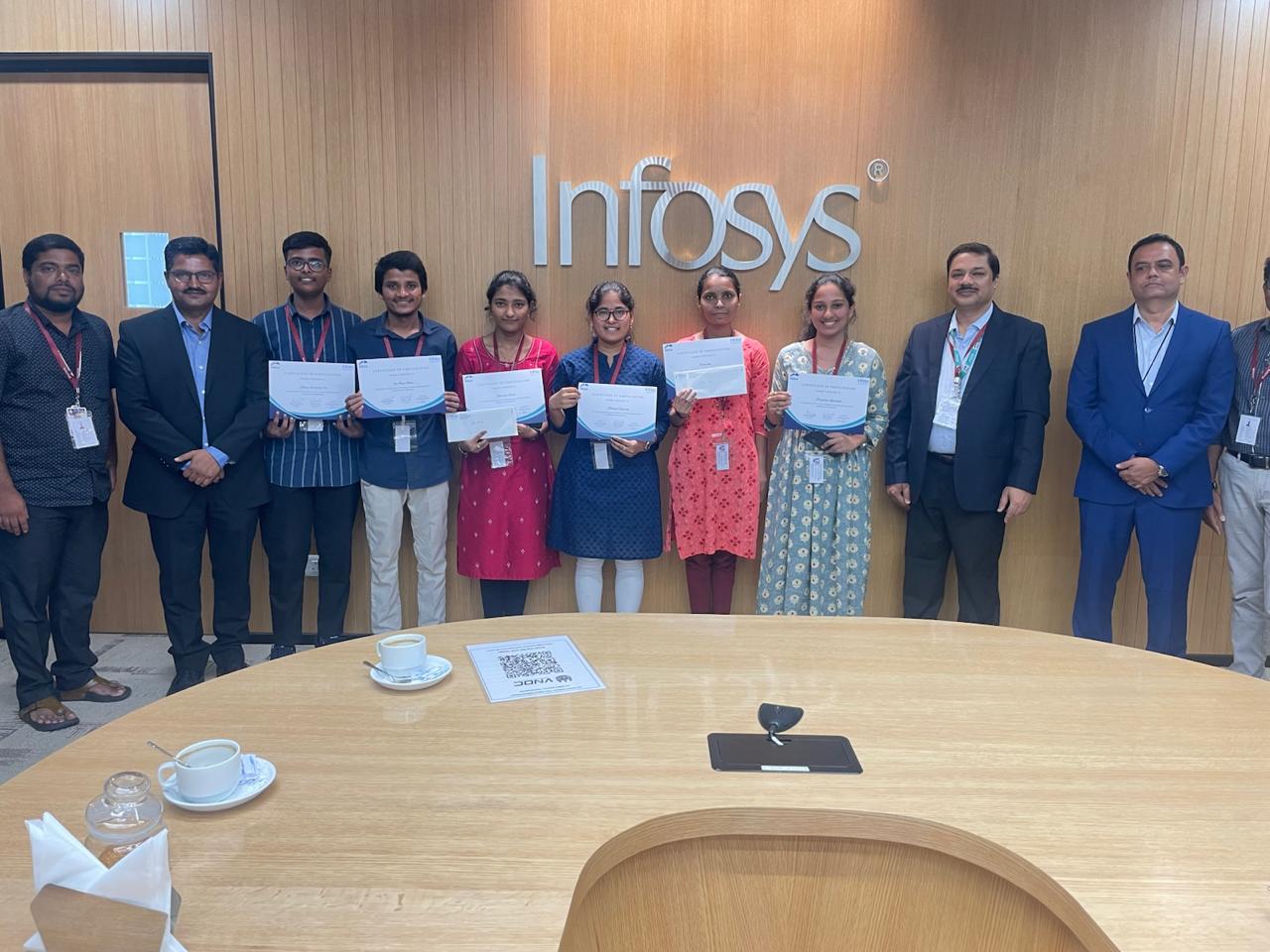 Infosys Hackathon 2nd Runner Up